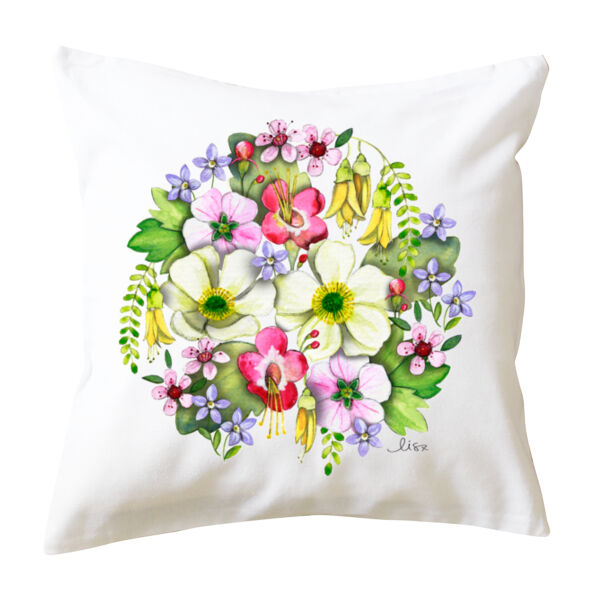 NZ Flora Cushion Cover Thumbnail