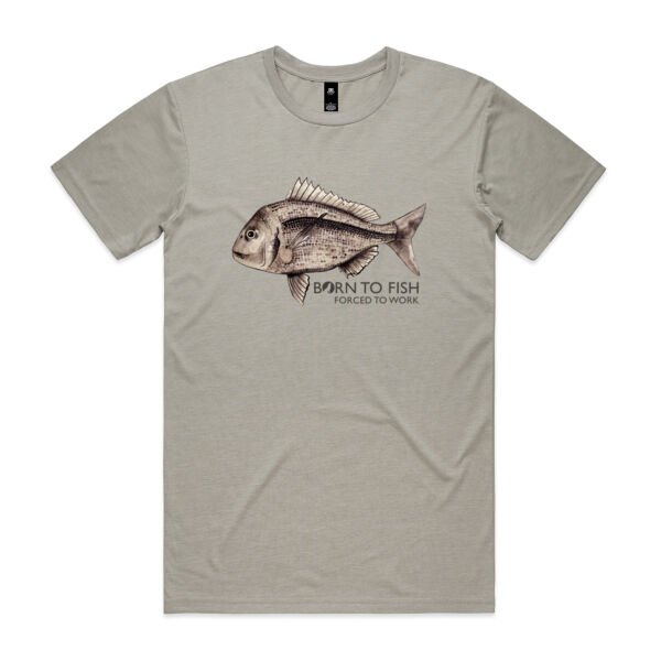 BORN TO FISH, FORCED TO WORK TEE Thumbnail
