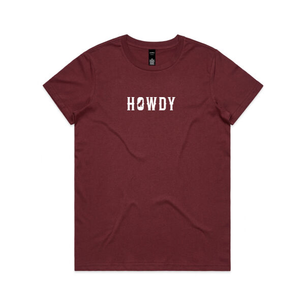 HOWDY WOMENS TEE Thumbnail